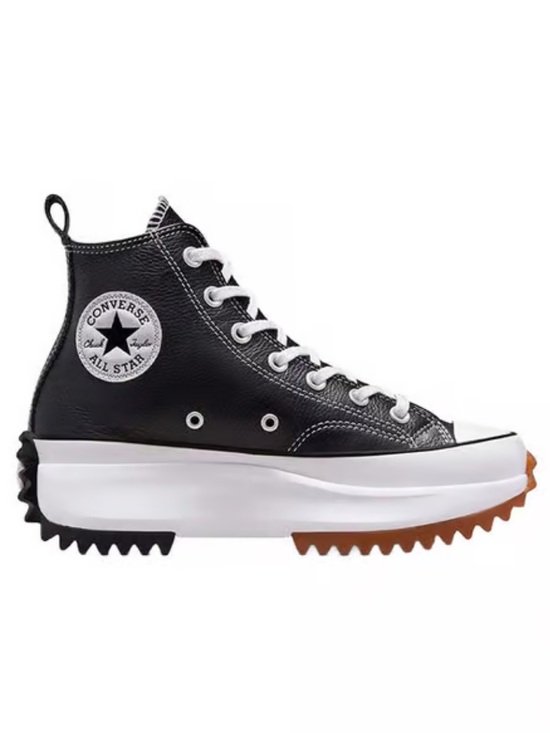 Converse Shoes - Converse Leather Run Star Hike Platform Chuck Taylors Black Size Women’s 6 EU 37